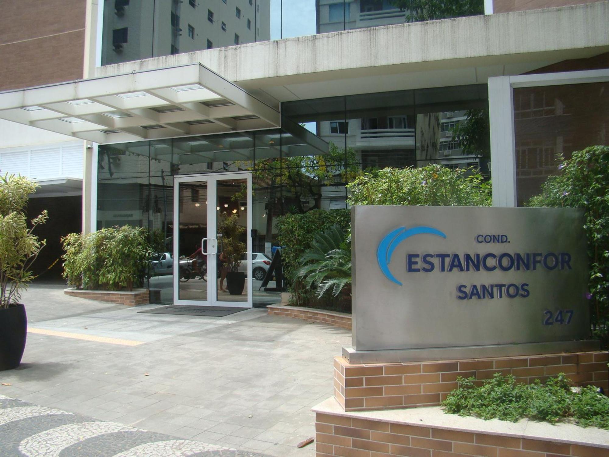 Apartamento Book Santos - Estanconfor 1804 - VISTA MAR Exterior foto